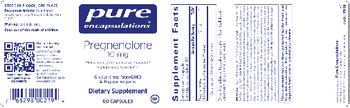 Pure Encapsulations Pregnenolone 10 mg - supplement