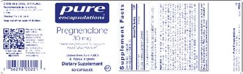 Pure Encapsulations Pregnenolone 30 mg - supplement