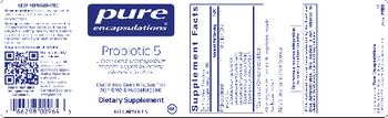 Pure Encapsulations Probiotic-5 - supplement