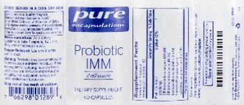 Pure Encapsulations Probiotic IMM - supplement