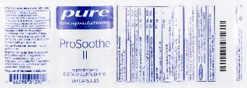 Pure Encapsulations ProSoothe II - supplement