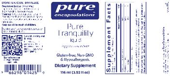Pure Encapsulations Pure Tranquility Liquid - supplement