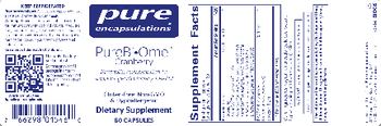 Pure Encapsulations PureBi-Ome Cranberry - supplement