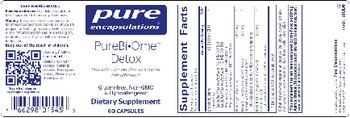 Pure Encapsulations PureBi-Ome Detox - supplement