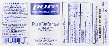 Pure Encapsulations PureDefense w/NAC - supplement