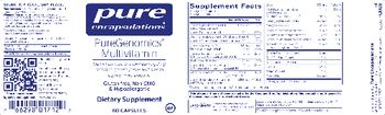 Pure Encapsulations PureGenomics Multivitamin - supplement