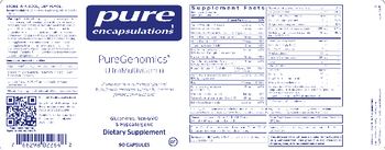 Pure Encapsulations PureGenomics Ultra Multivitamin - supplement