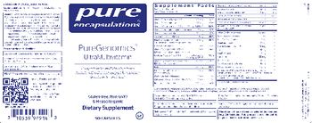 Pure Encapsulations PureGenomics Ultra Multivitamin - supplement