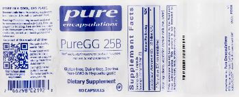 Pure Encapsulations PureGG 25B - supplement
