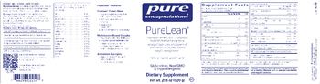 Pure Encapsulations PureLean Natural Vanilla Bean Flavor - supplement