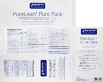 Pure Encapsulations PureLean Pure Pack - supplement