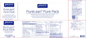 Pure Encapsulations PureLean Pure Pack - supplement