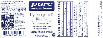 Pure Encapsulations Pycnogenol 100 mg - supplement