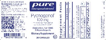 Pure Encapsulations Pycnogenol 100 mg - supplement