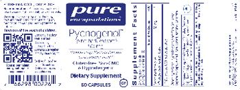 Pure Encapsulations Pycnogenol (Pine Bark Extract) 50 mg - supplement