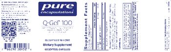 Pure Encapsulations Q-Gel 100 - supplement