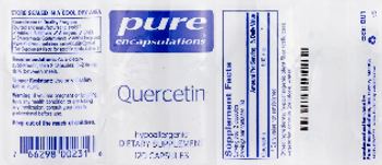 Pure Encapsulations Quercetin - supplement