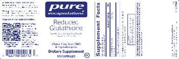 Pure Encapsulations Reduced Glutathione - supplement