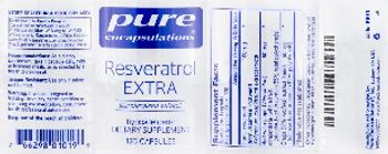 Pure Encapsulations Resveratrol Extra - supplement