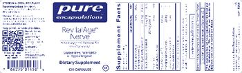 Pure Encapsulations RevitalAge Nerve - supplement