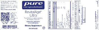 Pure Encapsulations RevitalAge Ultra - supplement