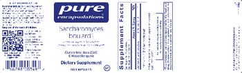 Pure Encapsulations Saccharomyces Boulardii - supplement
