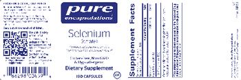 Pure Encapsulations Selenium (Citrate) - supplement