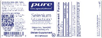 Pure Encapsulations Selenium (Selenomethionine) - supplement