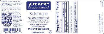 Pure Encapsulations Selenium (Selenomethionine) - supplement