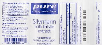 Pure Encapsulations Silymarin - supplement