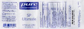 Pure Encapsulations SP Ultimate - supplement