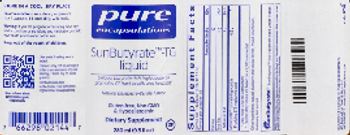 Pure Encapsulations SunButyrate -TG Liquid Natural Blueberry-Vanilla Flavor - supplement