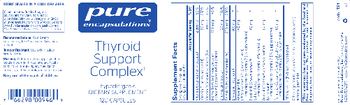 Pure Encapsulations Thyroid Support Complex - supplement