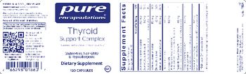 Pure Encapsulations Thyroid Support Complex - supplement