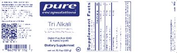 Pure Encapsulations Tri-Alkali - supplement