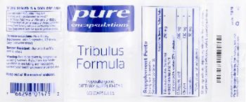 Pure Encapsulations Tribulus Formula - supplement