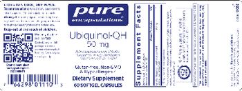 Pure Encapsulations Ubiquinol-QH 50 mg - supplement