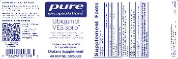 Pure Encapsulations Ubiquinol VESIsorb - supplement