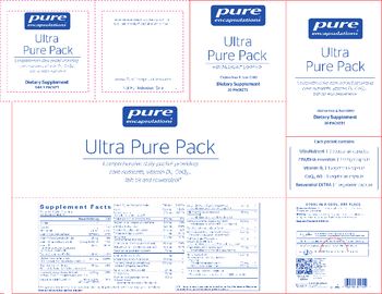 Pure Encapsulations Ultra Pure Pack - supplement