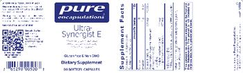 Pure Encapsulations Ultra-Synergist E - supplement