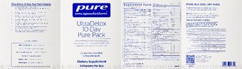 Pure Encapsulations UltraDetox 10-Day Pure Pack - supplement