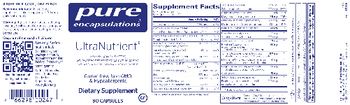 Pure Encapsulations UltraNutrient - supplement