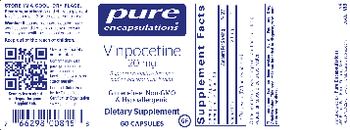 Pure Encapsulations Vinpocetine 20 mg - supplement