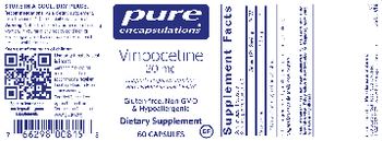 Pure Encapsulations Vinpocetine 20 mg - supplement