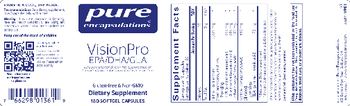 Pure Encapsulations VisionPro EPA/DHA/GLA - supplement