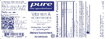Pure Encapsulations Vitamin A+Carotenoids - supplement