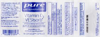 Pure Encapsulations Vitamin D3 VESIsorb - supplement