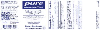 Pure Encapsulations Vitamin D3 VESIsorb - supplement