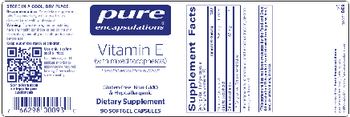 Pure Encapsulations Vitamin E (with Mixed Tocopherols) - supplement