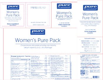 Pure Encapsulations Women's Pure Pack - supplement